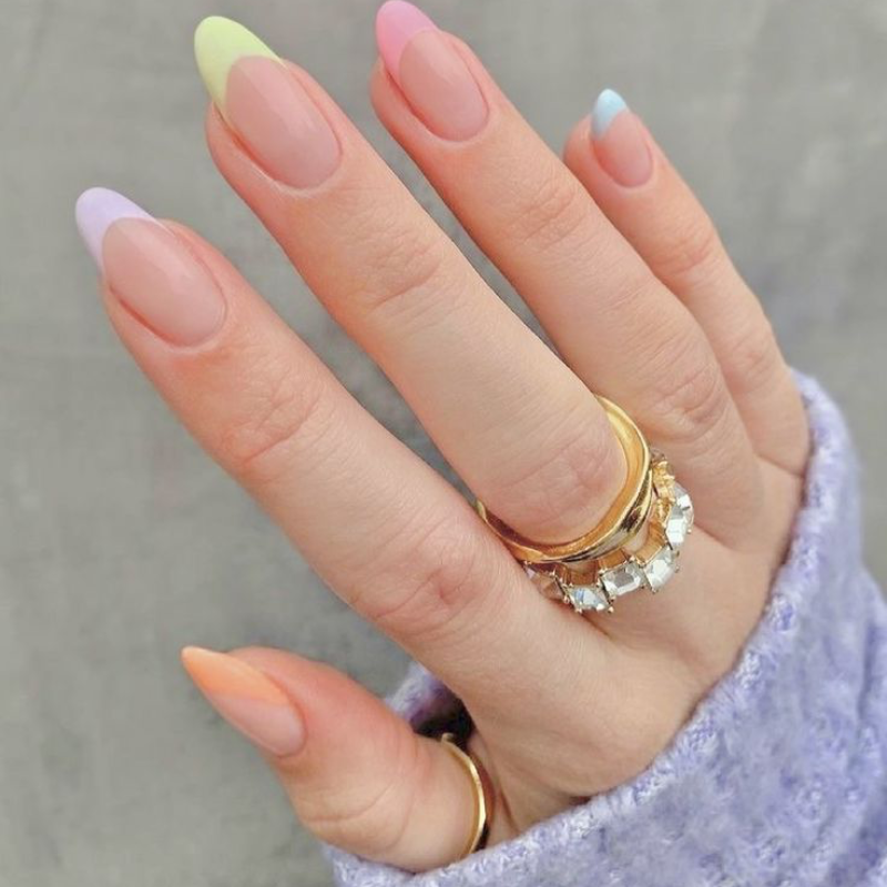 Uñas pastel