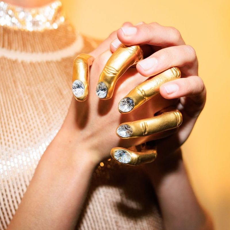 “Lone Star” Schiaparelli AW 2025 detalles de la colección