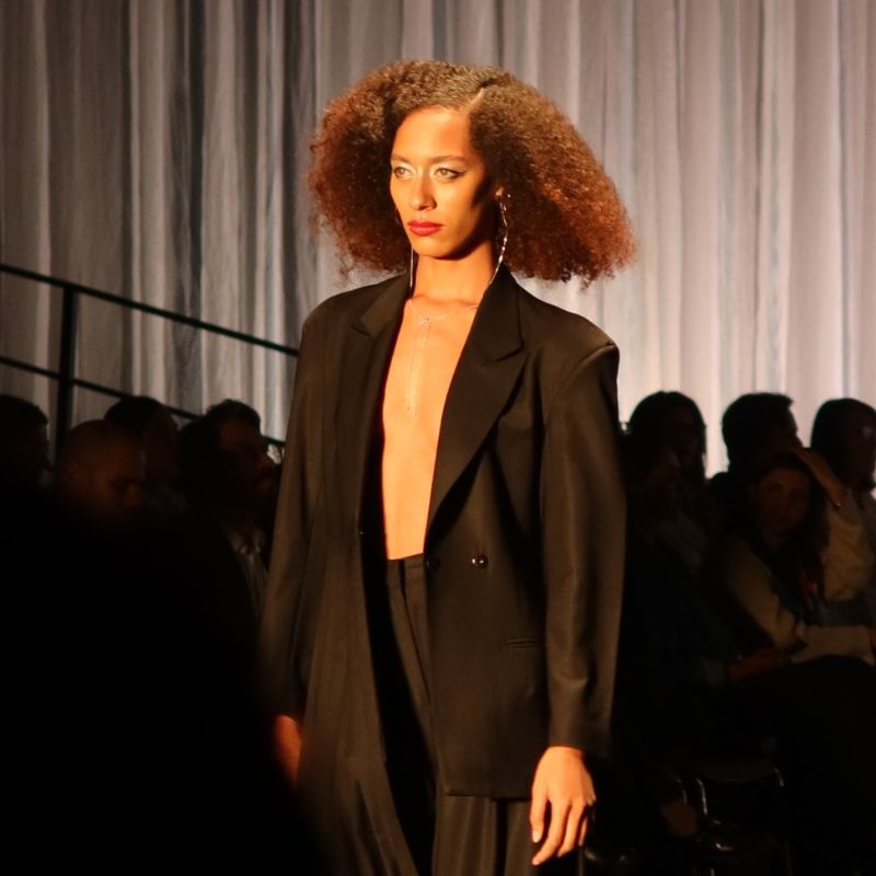 Bogotá Fashion Week detalles de la pasarela de Istituto Marangoni