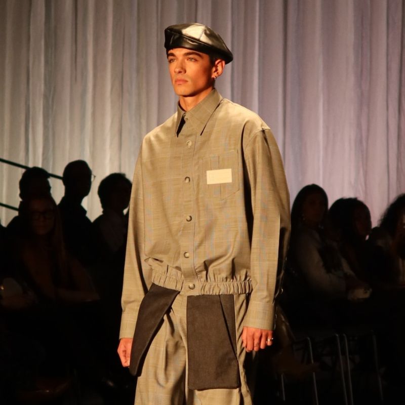 Bogotá Fashion Week detalles de la pasarela de Istituto Marangoni