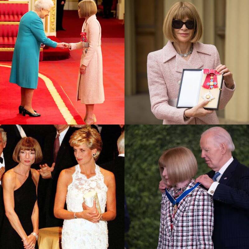 Anna Wintour Joe Biden Isabel II